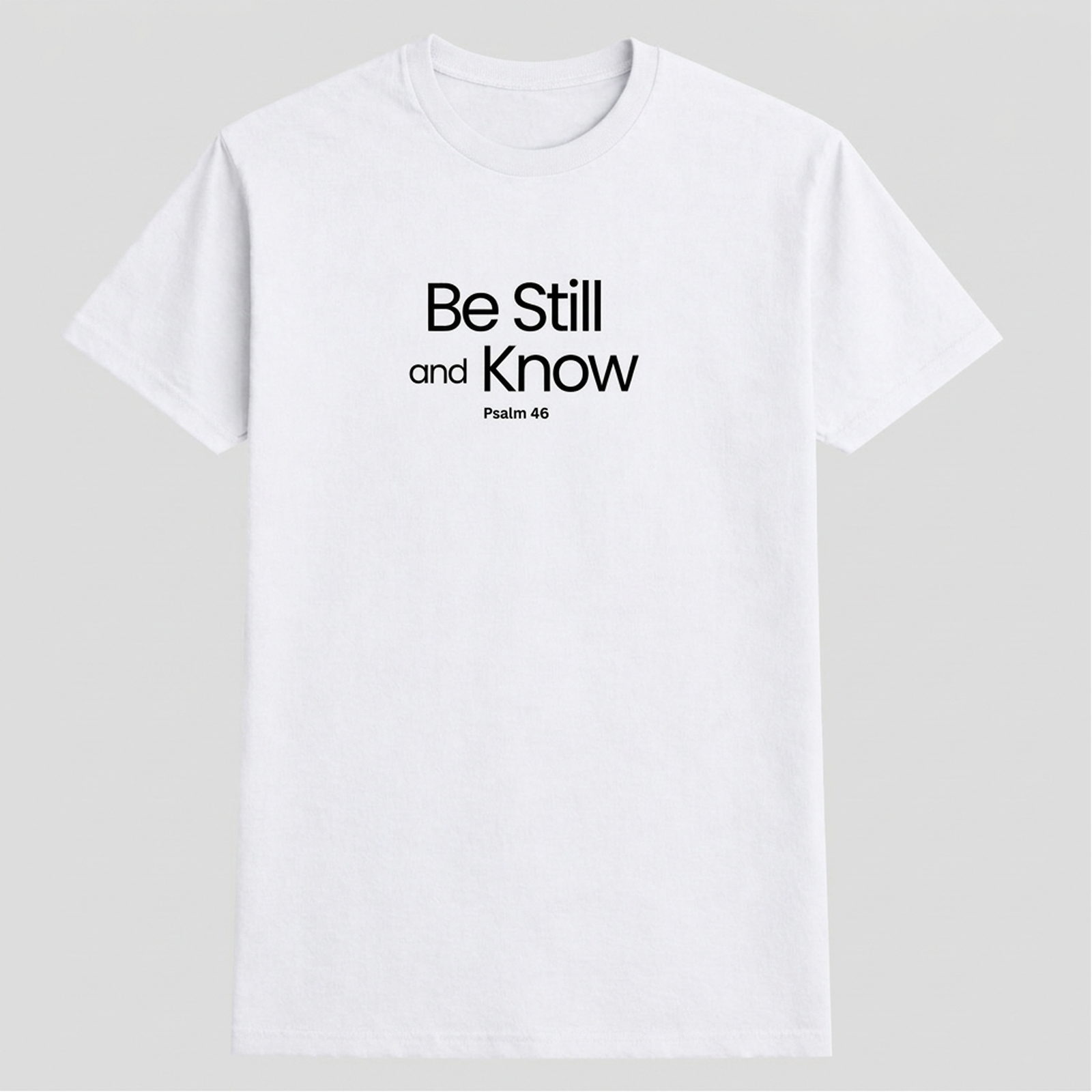 Be Still Tee - White